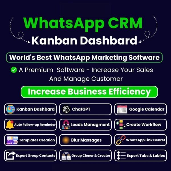 🪀 WHATSAPP CRM System Subscription